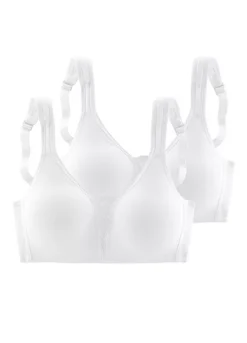 Petite Fleur 2 Pack Of Non-Underwired Bras -Buffalo Fashion Shop Petite Fleur 2 Pack of Non Underwired Bras63949733FRSC