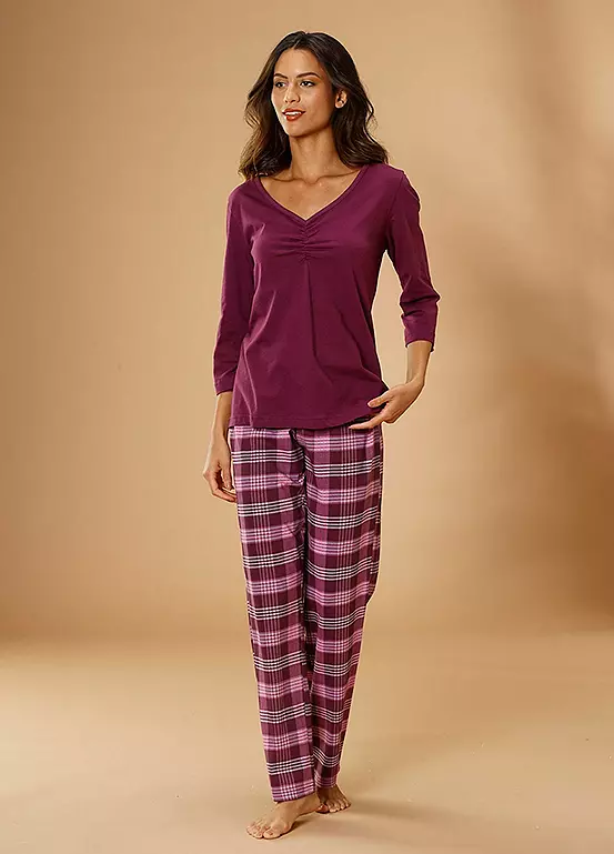 Petite Fleur Check Pyjamas 3 Petite Fleur Check Pyjamas