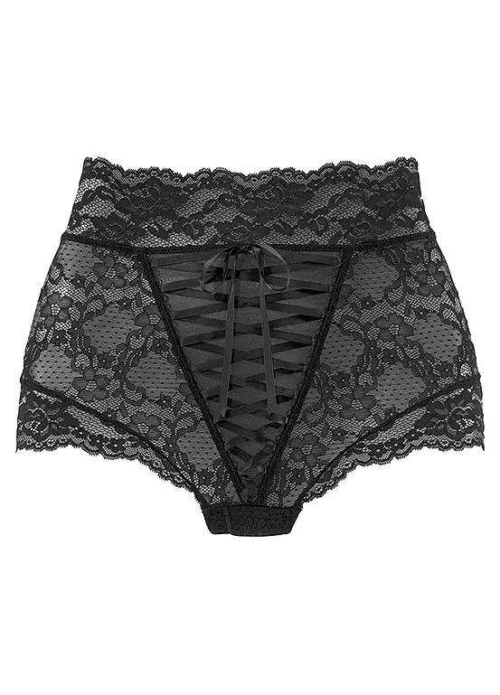 Petite Fleur Gold High-Waist Briefs 4 Petite Fleur Gold High-Waist Briefs - Image 2