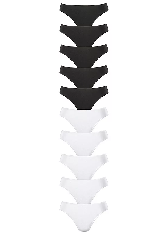 Petite Fleur Pack Of 10 Thongs 3 Petite Fleur Pack Of 10 Thongs