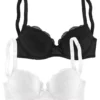 Petite Fleur Pack Of 2 Balconette Bras -Buffalo Fashion Shop Petite Fleur Pack of 2 Balconette Bras71506834FRSC