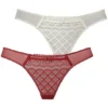 Petite Fleur Pack Of 2 Lace Thongs -Buffalo Fashion Shop Petite Fleur Pack of 2 Lace Thongs31866056FRSC