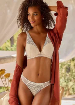 Petite Fleur Pack Of 2 Lace Thongs -Buffalo Fashion Shop Petite Fleur Pack of 2 Lace Thongs31866056FRSP W04