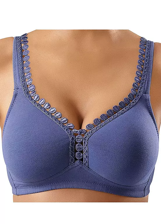 Petite Fleur Pack Of 2 Soft Bras 4 Petite Fleur Pack Of 2 Soft Bras - Image 2