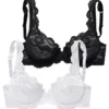 Petite Fleur Pack Of 2 Underwired Bras -Buffalo Fashion Shop Petite Fleur Pack of 2 Underwired Bras669722FRSC