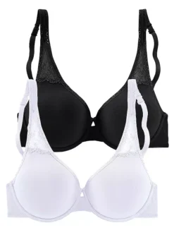 Petite Fleur Pack Of 2 Underwired Cotton T-Shirt Bras