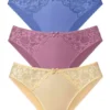 Petite Fleur Pack Of 3 Briefs