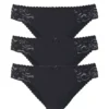 Petite Fleur Pack Of 3 High Leg Bikini Briefs -Buffalo Fashion Shop Petite Fleur Pack of 3 High Leg Bikini Briefs376440FRSC