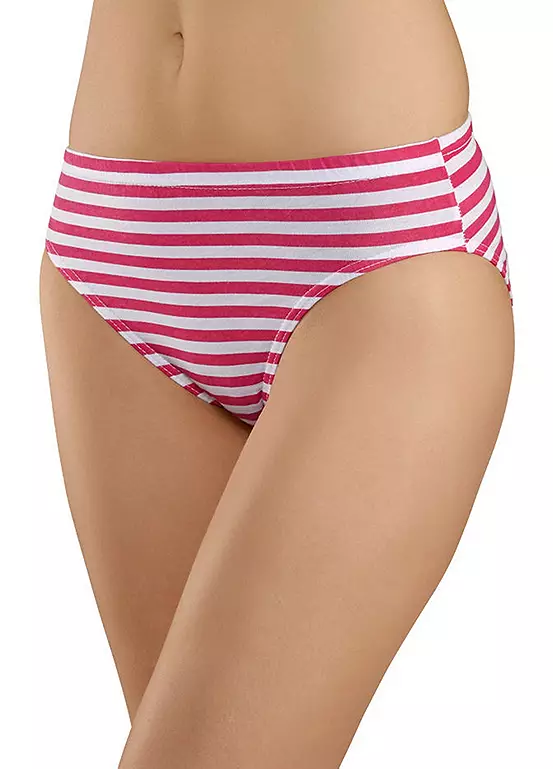 Petite Fleur Pack Of 6 High Leg Briefs 5 Petite Fleur Pack Of 6 High Leg Briefs - Image 3