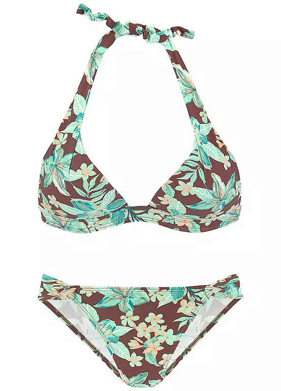 S.Oliver Floral Print Halterneck Bikini Set 4 S.Oliver Floral Print Halterneck Bikini Set - Image 2