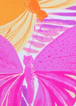 Sunseeker Butterfly Print Bikini Bottoms -Buffalo Fashion Shop Sunseeker Butterfly Print Bikini Bottoms14417462FRSC W02