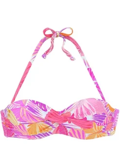 New Products -Buffalo Fashion Shop Sunseeker Butterfly Print Underwired Bandeau Bikini Top74108152FRSC