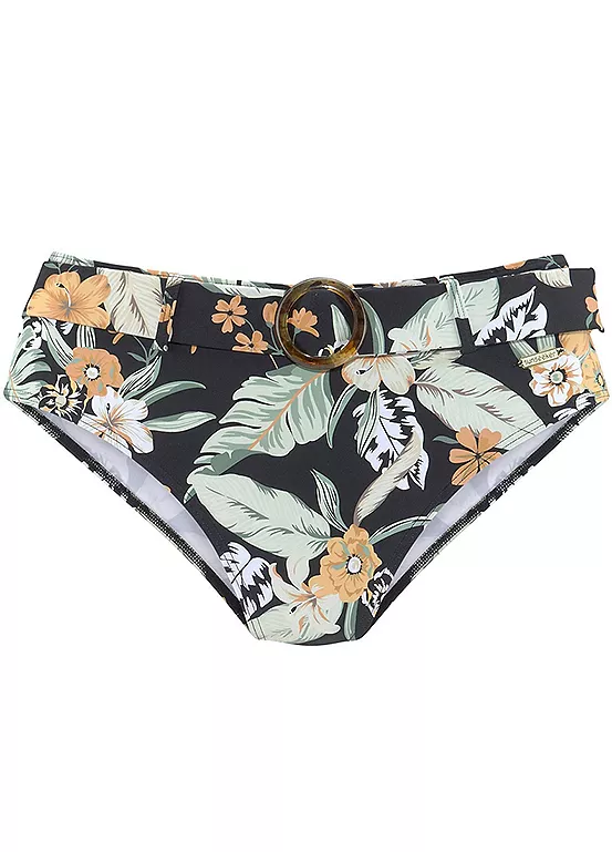 Sunseeker High Waist Tropical Print Bikini Bottoms 4 Sunseeker High Waist Tropical Print Bikini Bottoms - Image 2