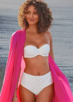 Sunseeker ’Loretta’ High Waist Bikini Bottom -Buffalo Fashion Shop Sunseeker Loretta High Waist Bikini Bottom64750364FRSP W01