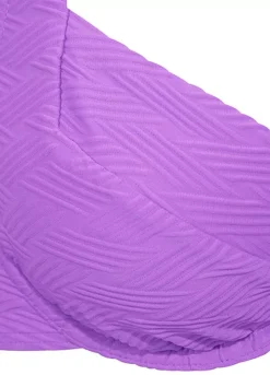 Sunseeker ’Loretta’ Textured Pattern Underwired Bikini Top -Buffalo Fashion Shop Sunseeker Loretta Textured Pattern Underwired Bikini Top66264849FRSC W02