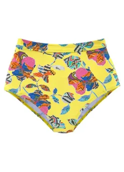 Sunseeker Patchwork Floral Print High Waist Bikini Briefs 7 Sunseeker Patchwork Floral Print High Waist Bikini Briefs -Buffalo Fashion Shop Sunseeker Patchwork Floral Print High Waist Bikini Briefs61220221FRSC