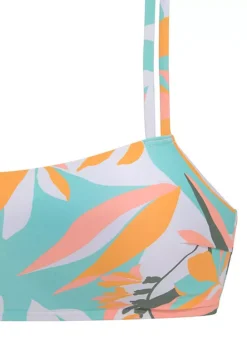 Sunseeker Tropical Print Bustier Bikini -Buffalo Fashion Shop Sunseeker Tropical Print Bustier Bikini82328850FRSC W01