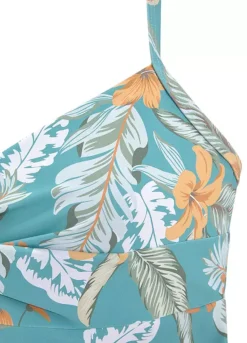 Sunseeker Tropical Print Underwired Tankini Top -Buffalo Fashion Shop Sunseeker Tropical Print Underwired Tankini Top65287164FRSC W01