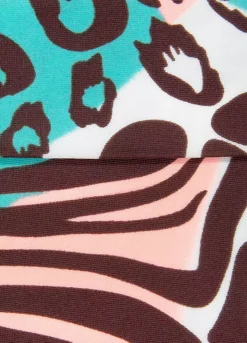 Venice Beach Animal Print Bikini Bottoms -Buffalo Fashion Shop Venice Beach Animal Print Bikini Bottoms71185919FRSC W02