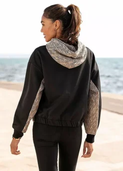 Venice Beach Colour Block Hoodie -Buffalo Fashion Shop Venice Beach Colour Block Hoodie21969909FRSP W01