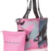 Venice Beach Logo Print Shopper Bag -Buffalo Fashion Shop Venice Beach Logo Print Shopper Bag64721328FRSC