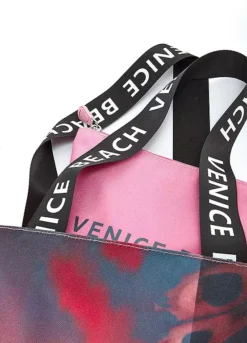 Venice Beach Logo Print Shopper Bag 8 Venice Beach Logo Print Shopper Bag -Buffalo Fashion Shop Venice Beach Logo Print Shopper Bag64721328FRSC W02