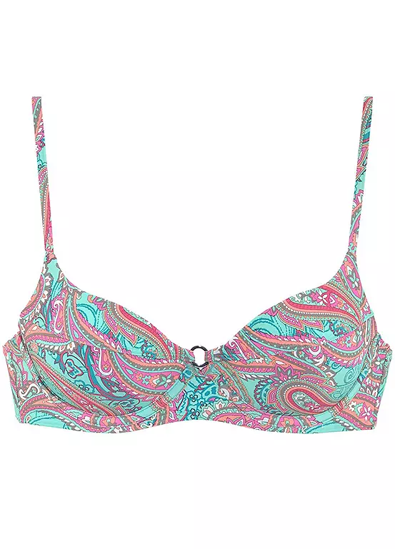 Venice Beach Paisley Print Underwired Bikini Top 4 Venice Beach Paisley Print Underwired Bikini Top - Image 2