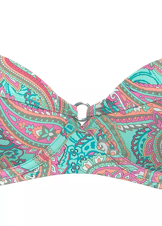 Venice Beach Paisley Print Underwired Bikini Top 6 Venice Beach Paisley Print Underwired Bikini Top - Image 4