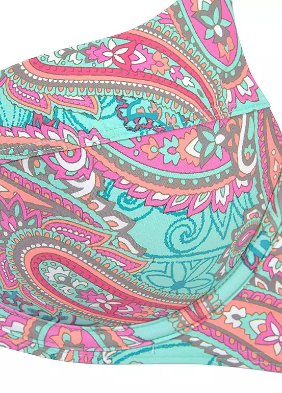 Venice Beach Paisley Print Underwired Bikini Top 7 Venice Beach Paisley Print Underwired Bikini Top - Image 5