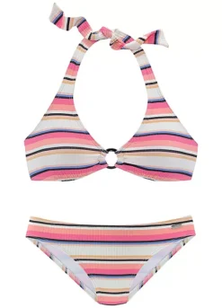 New Products -Buffalo Fashion Shop Venice Beach Ring Detailing Triangle Bikini Set66560428FRSC