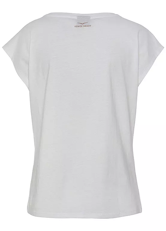 Venice Beach Short Sleeve Front Print T-Shirt 6 Venice Beach Short Sleeve Front Print T-Shirt - Image 4