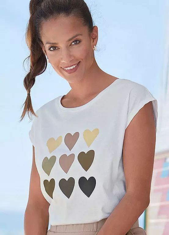 Venice Beach Short Sleeve Front Print T-Shirt 3 Venice Beach Short Sleeve Front Print T-Shirt