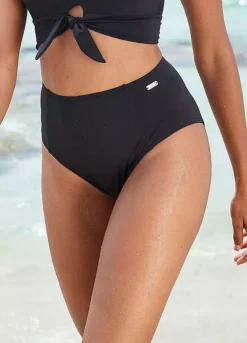 Venice Beach Sports High Waist Bikini Bottoms -Buffalo Fashion Shop Venice Beach Sports High Waist Bikini Bottoms27952846FRSP