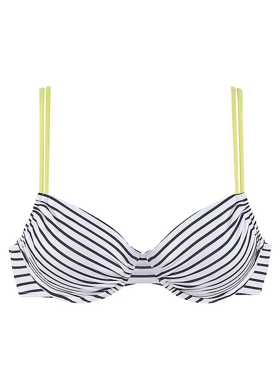 Venice Beach Striped Underwired Bikini Top 4 Venice Beach Striped Underwired Bikini Top - Image 2
