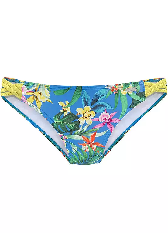 Venice Beach Tropical Print Bikini Bottoms 4 Venice Beach Tropical Print Bikini Bottoms - Image 2