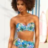Venice Beach Tropical Print High Waist Bikini Bottoms -Buffalo Fashion Shop Venice Beach Tropical Print High Waist Bikini Bottoms92261913FRSP