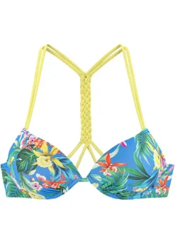 New Products -Buffalo Fashion Shop Venice Beach Tropical Print Push Up Bikini Top56813658FRSC