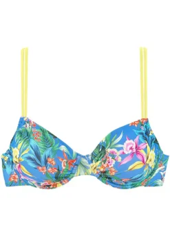 Buffalo Fashion Shop -Buffalo Fashion Shop Venice Beach Tropical Print Underwired Bikini Top29475345FRSC