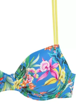 Venice Beach Tropical Print Underwired Bikini Top -Buffalo Fashion Shop Venice Beach Tropical Print Underwired Bikini Top29475345FRSC W01