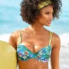 Venice Beach Tropical Print Underwired Bikini Top -Buffalo Fashion Shop Venice Beach Tropical Print Underwired Bikini Top29475345FRSP