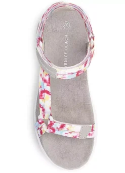 Venice Beach Velcro Strap Sandals -Buffalo Fashion Shop Venice Beach Velcro Strap Sandals54668955FRSC W03
