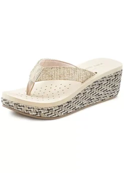 Venice Beach Wedge Flip Flops -Buffalo Fashion Shop Venice Beach Wedge Flip Flops17965807FRSC