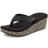 Venice Beach Wedge Flip Flops -Buffalo Fashion Shop Venice Beach Wedge Flip Flops84247305FRSC