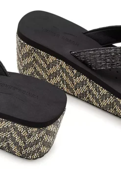 Venice Beach Wedge Flip Flops -Buffalo Fashion Shop Venice Beach Wedge Flip Flops84247305FRSC W02