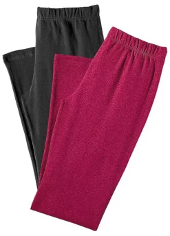 Vivance Active Pack Of 2 Capri Trousers -Buffalo Fashion Shop Vivance Active Pack of 2 Capri Trousers618182FRSC