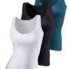 Vivance Active Pack Of 3 Vests -Buffalo Fashion Shop Vivance Active Pack of 3 Vests187230FRSP