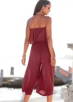 Vivance Bandeau Jumpsuit -Buffalo Fashion Shop Vivance Bandeau Jumpsuit18785901FRSP W01