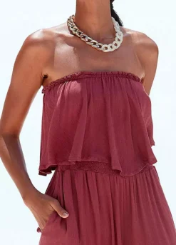 Vivance Bandeau Jumpsuit -Buffalo Fashion Shop Vivance Bandeau Jumpsuit18785901FRSP W02