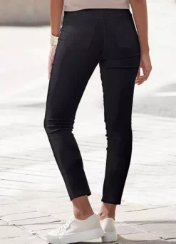 Vivance Decorative Zip Jeggings -Buffalo Fashion Shop Vivance Decorative Zip Jeggings36856736FRSP W01