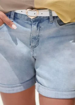 Vivance Denim Shorts 10 Vivance Denim Shorts -Buffalo Fashion Shop Vivance Denim Shorts16987734FRSP W02